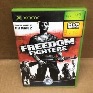 Freedom Fighters Microsoft Xbox Complete With Manual Tested